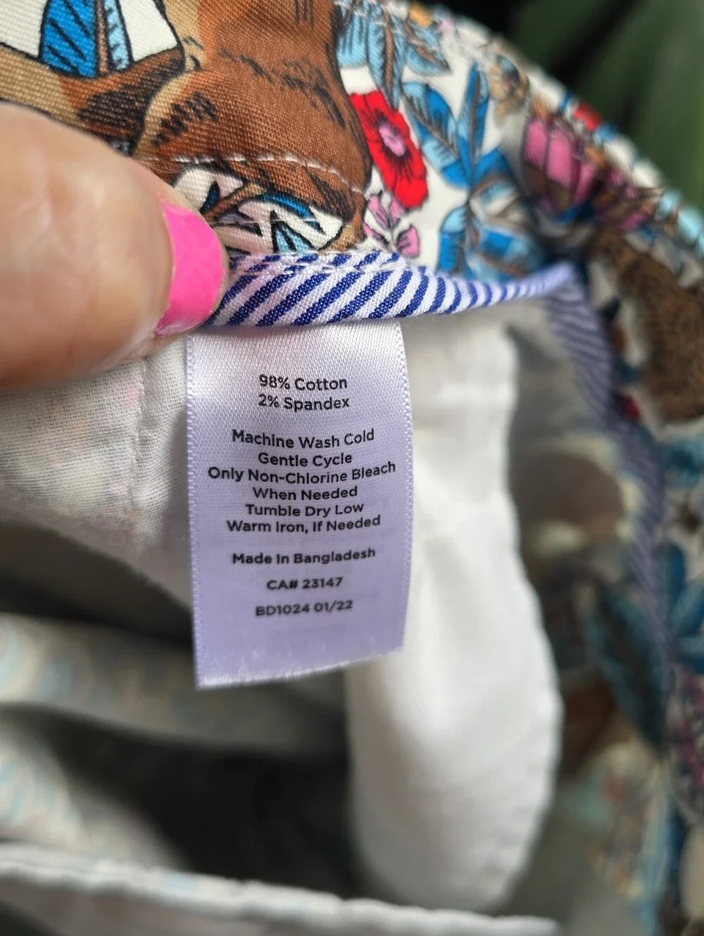 ✨ Talbots Relaxed Chino Pants | Size 8 | Safari Jungle Animal Print